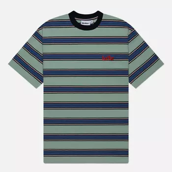 Мужская футболка Butter Goods Stripe, цвет голубой, размер XXL