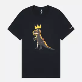 Мужская футболка Converse x Basquiat Graphic, цвет чёрный, размер XXL