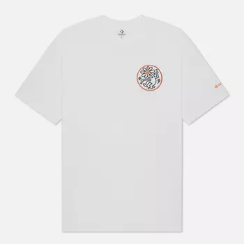 Мужская футболка Converse x Keith Haring Elevated Graphic, цвет белый, размер M