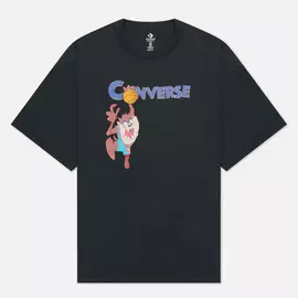 Мужская футболка Converse x Space Jam A New Legacy, цвет чёрный, размер XS