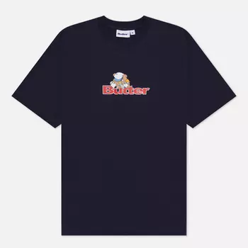 Мужская футболка Butter Goods Teddy Logo, цвет синий, размер M