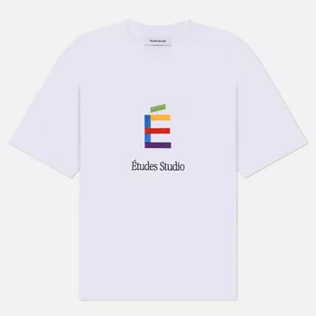 Мужская футболка Etudes Relax Rainbow E, цвет белый, размер S