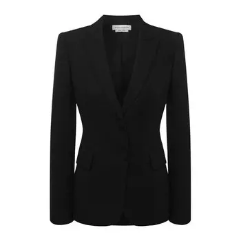 Жакет из шерсти и шелка Alexander McQueen