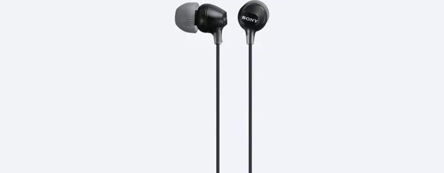 Проводные наушники Sony MDR-EX15AP, jack 3.5 мм, черный (MDREX15APB.CE7)