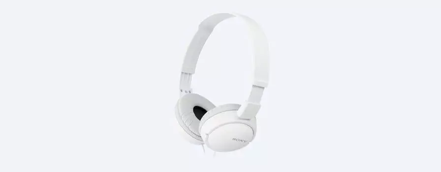 Проводные наушники Sony MDR-ZX110, jack 3.5 мм, белый