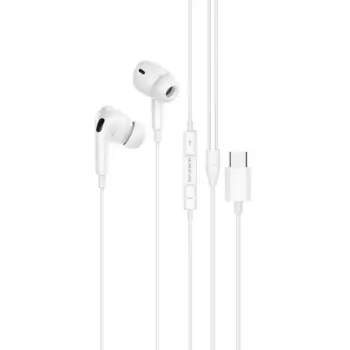 Проводная гарнитура Borofone BM80 Pro Elegant, USB Type-C, белый (6974443387582)