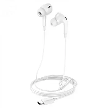 Проводная гарнитура Borofone BM80, USB Type-C, белый (6974443387544)
