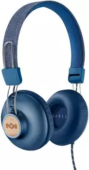 Проводная гарнитура Marley Positive Vibration 2.0 Denim , mini jack 3.5 mm, голубой (EM-JH121-DN)