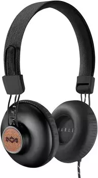 Проводная гарнитура Marley Positive Vibration 2 Signature Black , jack 3.5 mm, черный (EM-JH121-SB)