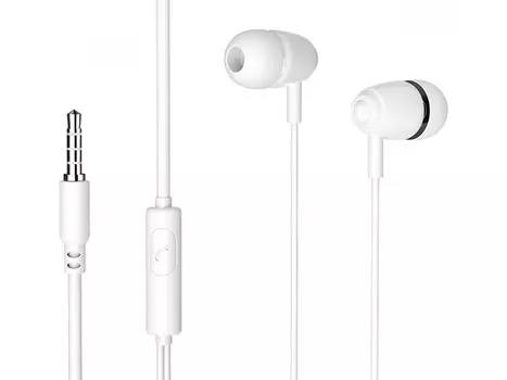 Проводная гарнитура Perfeo ALTO-M , Jack 3.5mm, белый (PF_C3191_B)
