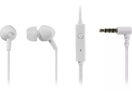 Проводная гарнитура Smartbuy STINGER M, jack 3.5 mm, белый (SBH-602)