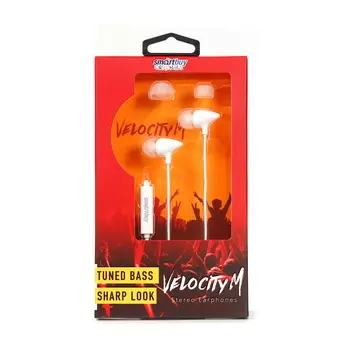 Проводная гарнитура Smartbuy VELOCITY M, jack 3.5 mm, белый (SBH-502)