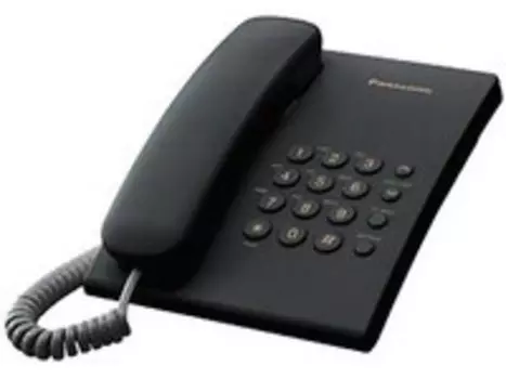 Проводной телефон Panasonic KX-TS2350RU, черный (KX-TS2350RUB)