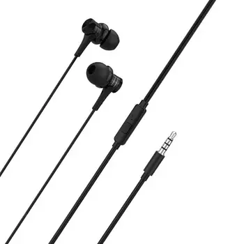 Проводные наушники Borofone BM22 Boundless, jack 3.5 mm, черный