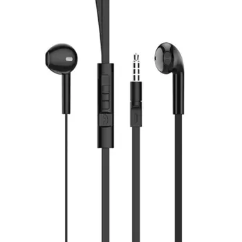 Проводные наушники Borofone BM23 Bright sound, Jack 3.5mm, черный (6957531095460)