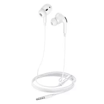 Проводные наушники Borofone BM30 Pro Original, jack 3.5 мм, белый