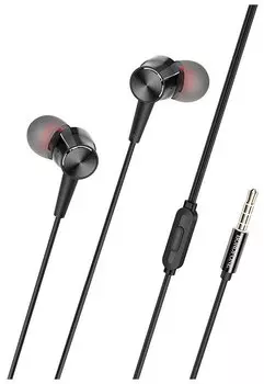 Проводные наушники Borofone BM52, Jack 3.5mm, черный (6931474728906)