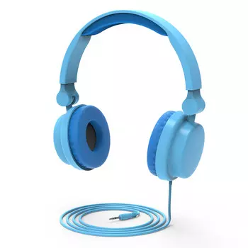 Проводные наушники HIPER LUCKY VTX2, Jack 3.5mm, синий (HTW-VTX2)
