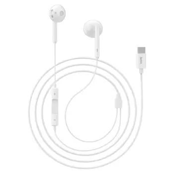 Проводные наушники Hoco L10, USB Type-C, белый (6957531099840)