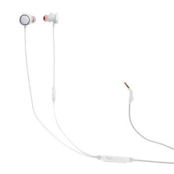 Проводные наушники JBL Quantum, mini jack 3.5 mm, белый (JBLQUANTUM50WHT)