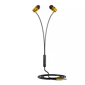 Проводные наушники More Choice P71, jack 3.5 мм, золотистый