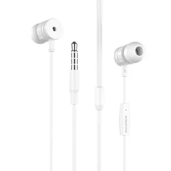 Проводная гарнитура Borofone BM31, jack 3.5 mm, белый (04320)