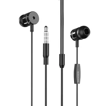 Проводная гарнитура Borofone BM31, Jack 3.5mm, черный (04313)