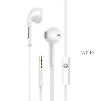 Проводная гарнитура Borofone BM55 Sonido, Jack 3.5mm, белый (BM55 Sonido)