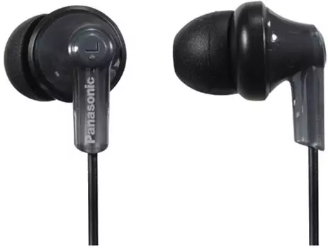 Проводные наушники Panasonic RP-HJE120, jack 3.5 мм, черный (RP-HJE120EEK)
