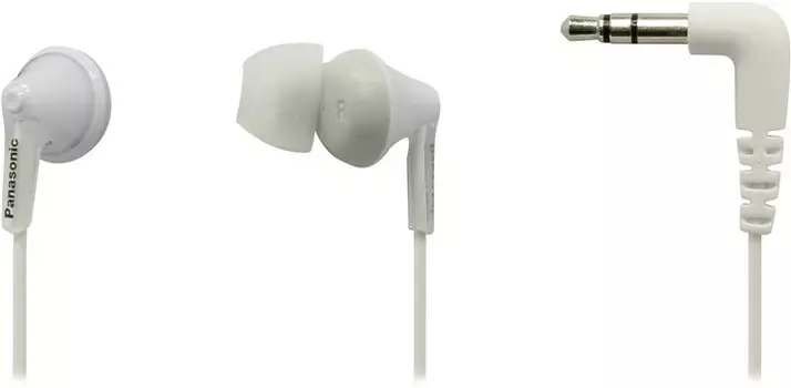 Проводные наушники Panasonic Ergofit RP-HJE125, jack 3.5 мм, белый (RP-HJE125E-W)