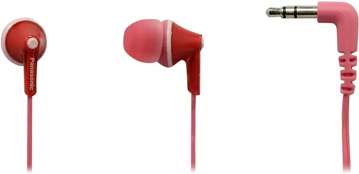 Проводные наушники Panasonic RP-HJE125, jack 3.5 мм, розовый