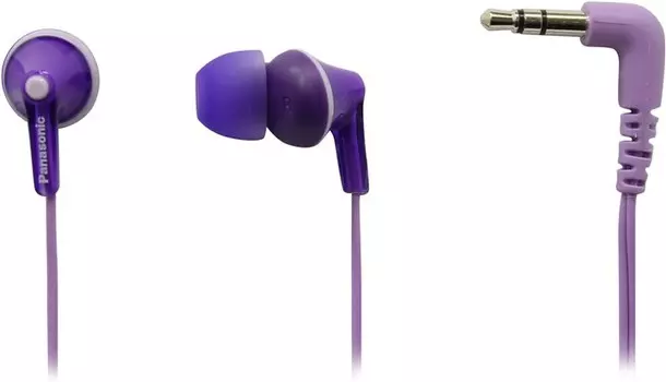 Проводные наушники Panasonic RP-HJE125, jack 3.5 мм, фиолетовый