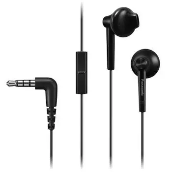 Проводные наушники Panasonic RP-TCM55GC-K, черный (RP-TCM55GC-K)