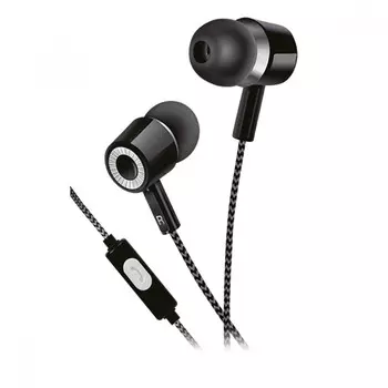 Проводные наушники Perfeo ALONE, jack 3.5 мм, черный (PF_A4479)