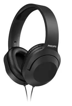 Проводные наушники Philips TAH2005BK/00, jack 3.5 мм, черный