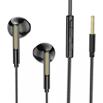 Проводная гарнитура Borofone BM63, Jack 3.5mm, черный (BM63)