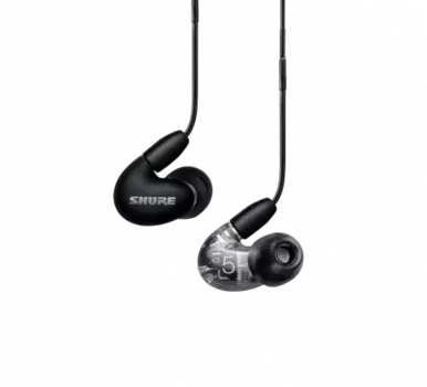 Проводные наушники Shure AONIC 5, jack 3.5 мм, черный (SE53BABK+UNI-EFS)