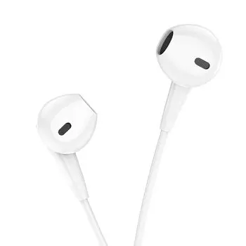 Проводная гарнитура Borofone BM68, Jack 3.5mm, белый (BM68)