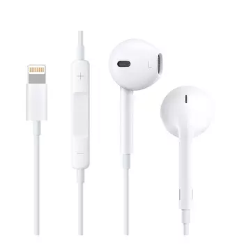 Проводные наушники SmartBuy i-ONE Lightning, mini jack 3.5 mm, белый (SBH-102)
