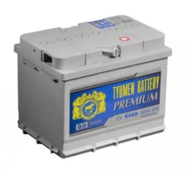 Тюмень Premium 64R620А Обратная полярность 64 Ач (242x175x190)