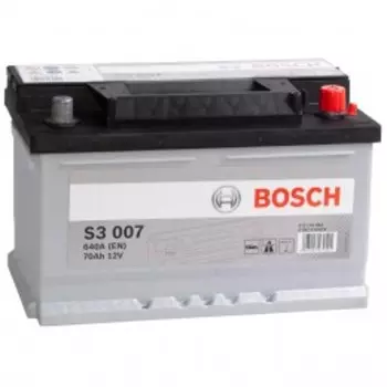 BOSCH S3 007 (70R) 640А Обратная полярность 70 Ач (278x175x175)
