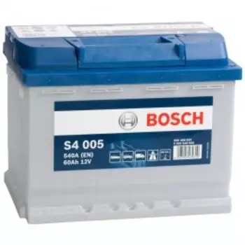 BOSCH S4 005 (60R) 540А Обратная полярность 60 Ач (242x175x190)