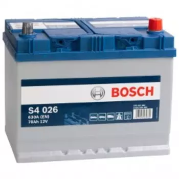 BOSCH S4 026 (70R) 630А Обратная полярность 70 Ач (261x175x220)