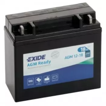 EXIDE AGM 12-18 250А Обратная полярность 18 Ач (181x77x167)