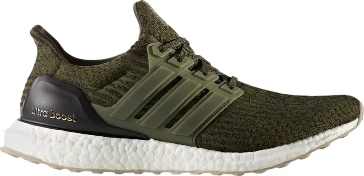 Кроссовки Adidas UltraBoost 3.0 'Night Cargo', зеленый