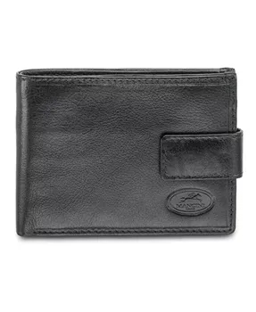Мужской кошелек Equestrian2 Collection с защитой RFID и карманом для монет Mancini, черный