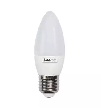 Лампа светодиодная PLED-SP C37 9Вт свеча 5000К холод. бел. E27 820лм 230В JazzWay 5001954A