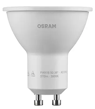 Лампа светодиодная Osram 4 Вт GU10 рефлектор PAR51 3000 К теплый свет 230 В