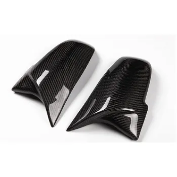 НОВИНКА-Для Bmw F20 F21 F87 M2 F23 F30 F36 X1 E84 Глянцевая черная боковая крышка зеркала заднего вида-M4 Стиль Bright black