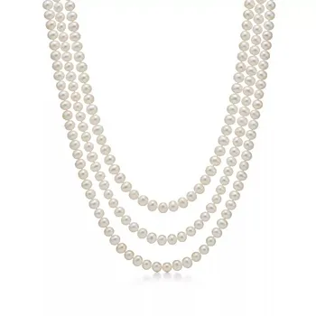 Колье Tiffany & Co. Pearl Wrap, жемчуг/серебро